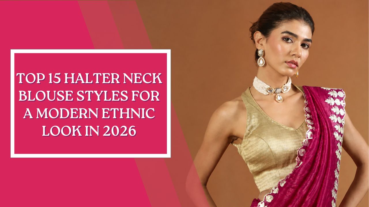 Top 15 Halter Neck Blouse Styles for a Modern Ethnic Look in 2026